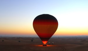 Balloon in the desert